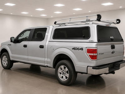 ARE SilverTruck Shell / Camper Top with Ladder Rack – Ford F-150 6.5’ Bed Truck Shell For Sale