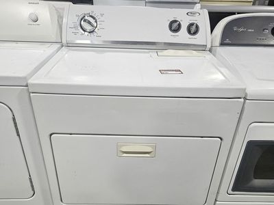 Whirlpool Electric Clothes Dryer White Top Load Drop-Down Door