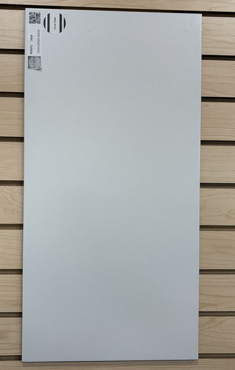 Nordico Snow Matte 12" x 24" Tile