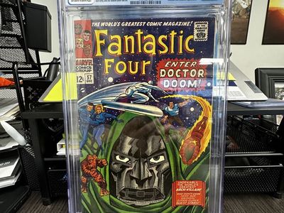 **$700 OBO** Fantastic Four #57 Marvel Comics Dec 1966 CGC 7.5 VF- Doctor Doom Cover