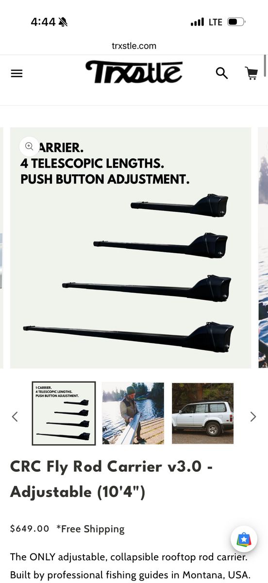 Trxstle rod carrier
