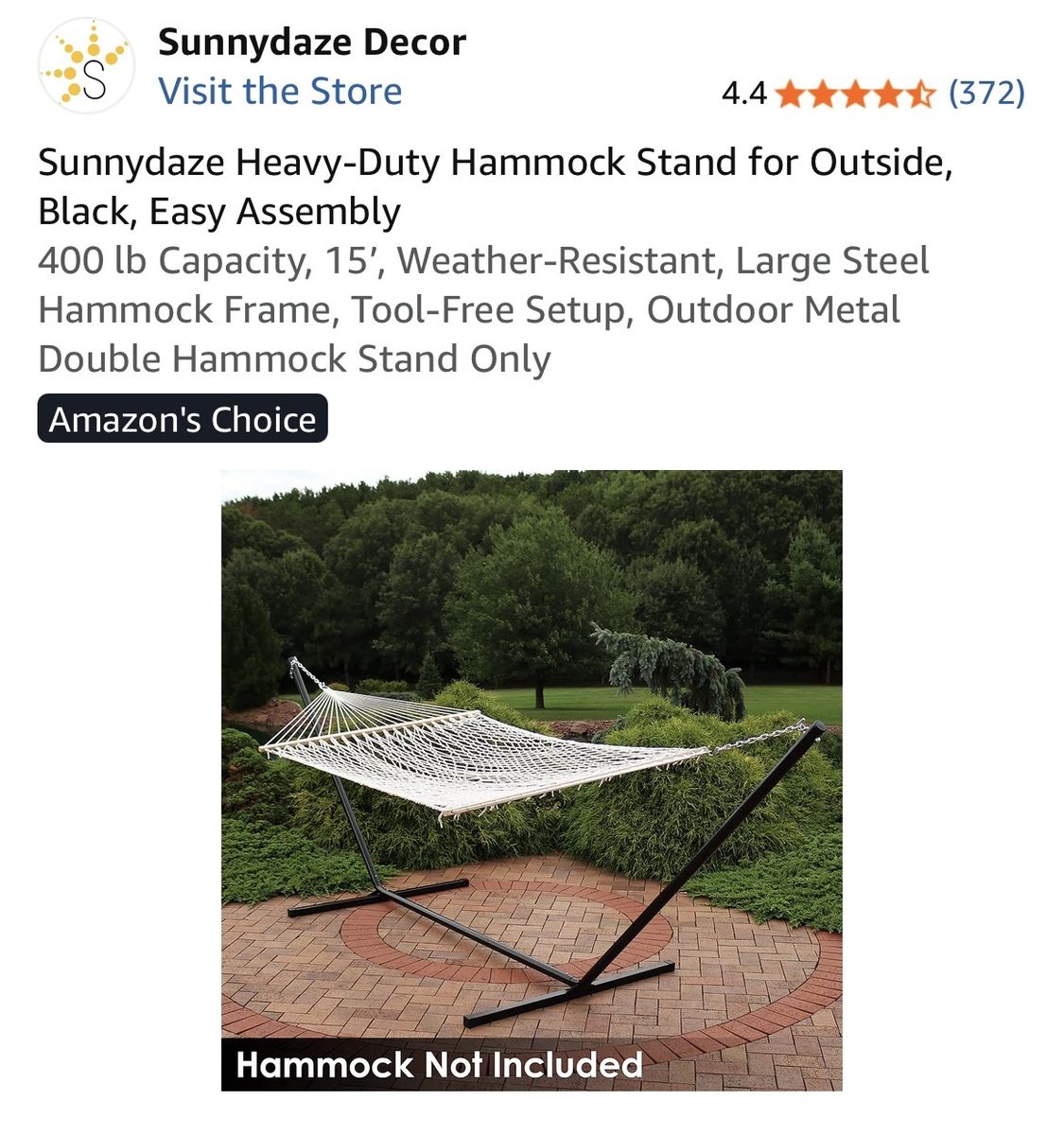 Heavy Duty Double Cotton Rope Hammock