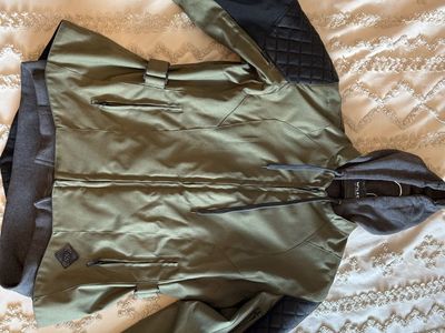 Speed and Strength Women's Double Take Textile Motorcycle Jacket Olive/Black 3XL, Quilted Accents