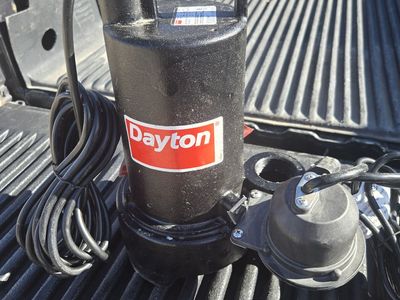 Dayton 3/4 HP Submersible Sump Pump - Heavy Duty Never Used