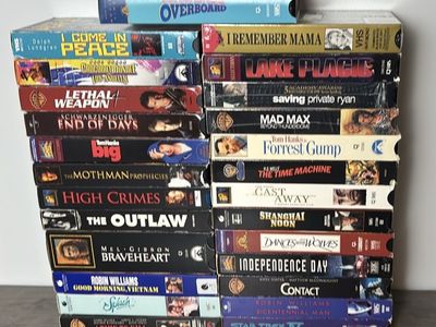 Lot of 26 VHS Movies