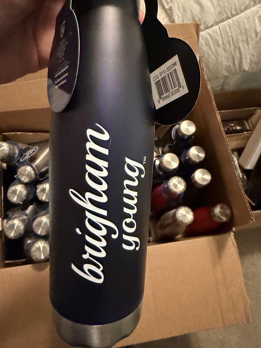 Brigham Young University BYU Stainless Steel Water Bottle - NEW