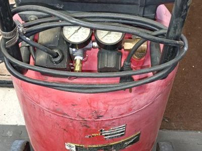 Centerial Pneumatic oil-less air compressor $30.