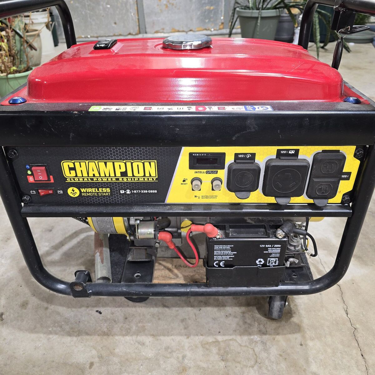 Champion gas generator