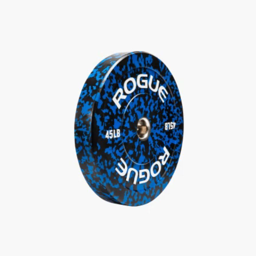 NEW- Rogue Fleck Bumper Plates 45lb Pair