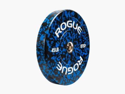 NEW- Rogue Fleck Bumper Plates 45lb Pair