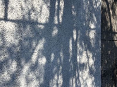 8 Square Foot White Shag Rug $50 OBO