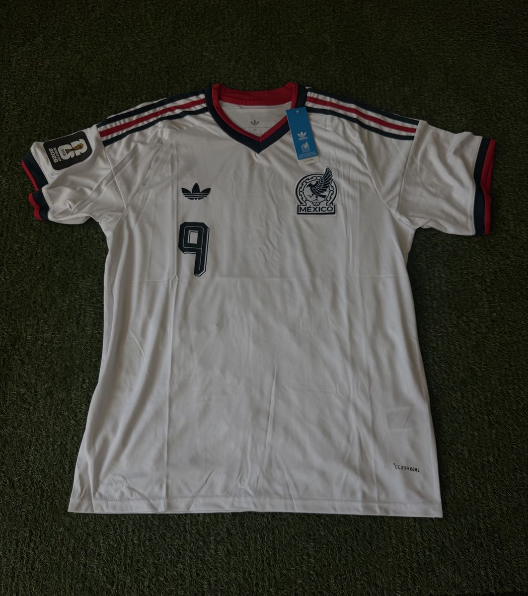 Adidas Mexico Raúl #9 Climacool Soccer Jersey White Men's Size XL (New with Tags)