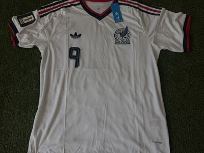 Adidas Mexico Raúl #9 Climacool Soccer Jersey White Men's Size XL (New with Tags)