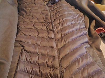32 Degrees Heat Women's Brown Puffer Jacket - Size Large