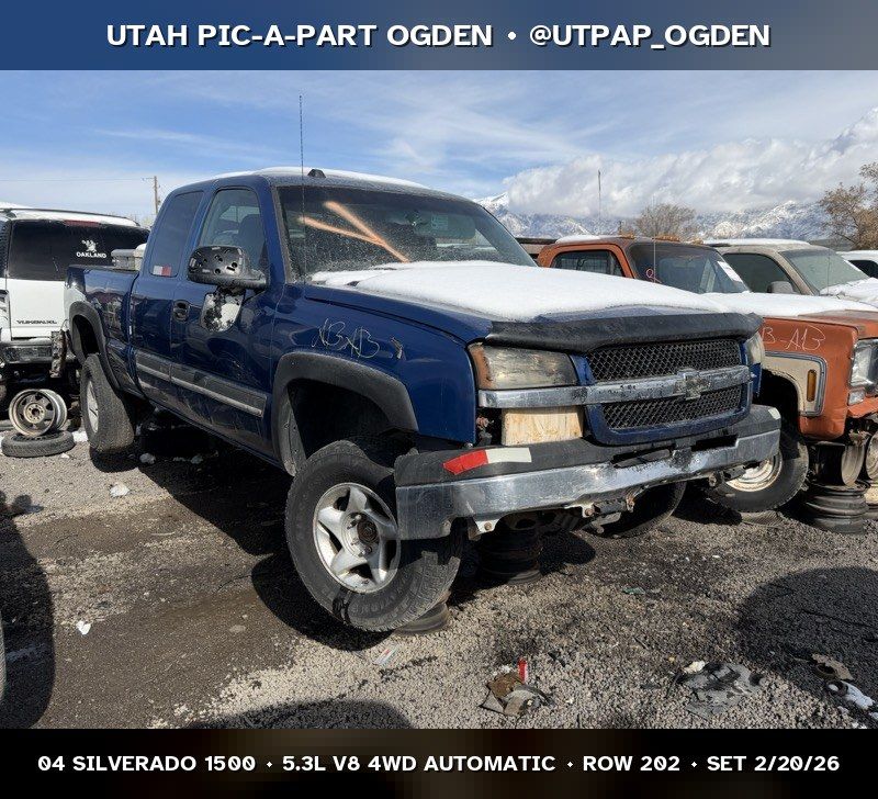 2004 Chevrolet Silverado 1500 GMT800 Parts - UTPAP Ogden