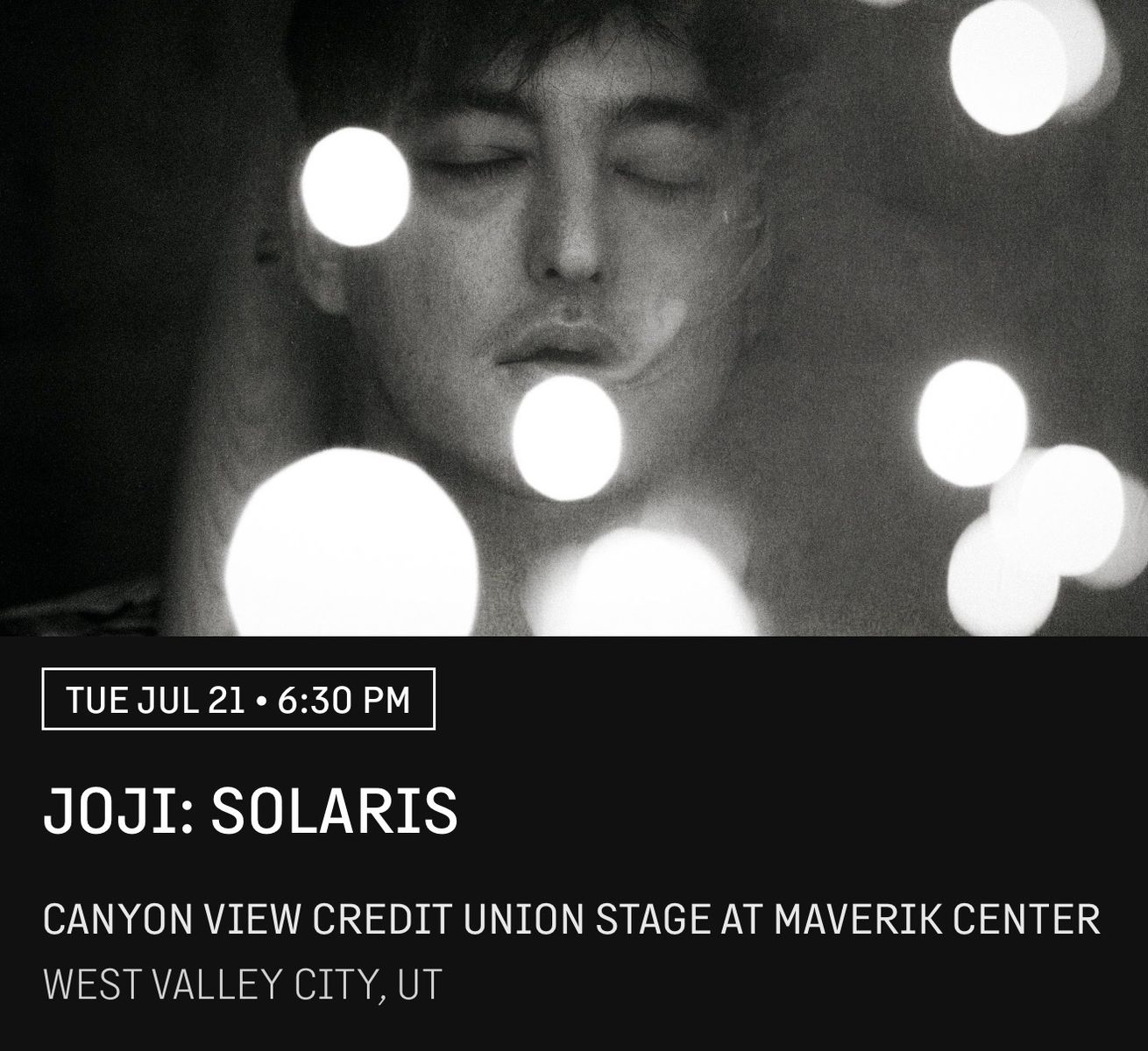 Joji Pit Ticket July 21