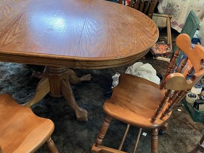 Table and 4 chairs