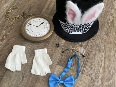 The White Rabbit / Mad Hatter Halloween Costume Accessories