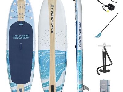 Hydro-Force 10' Seacoast Elite Inflatable Stand-Up Paddleboard Set