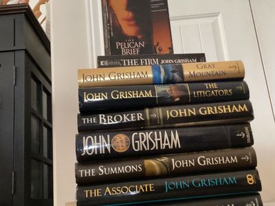 John Grisham Legal Thriller Book Lot - 10+ Titles, Various Hardcover/Paperback Novels