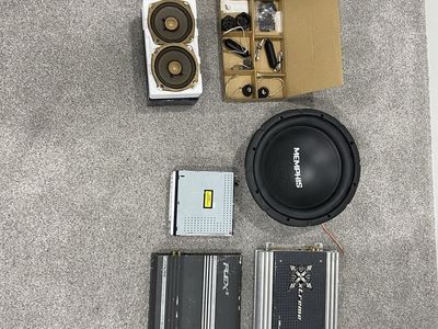 Speakers, Sub, Head Unit, Tweeters, Amps