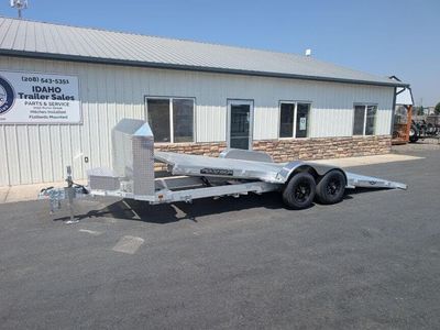 2027 Aluma 8218H-Anv-Tilt 80' x 21' 10' Aluminum Tilt Deck Car Hauler 10K
