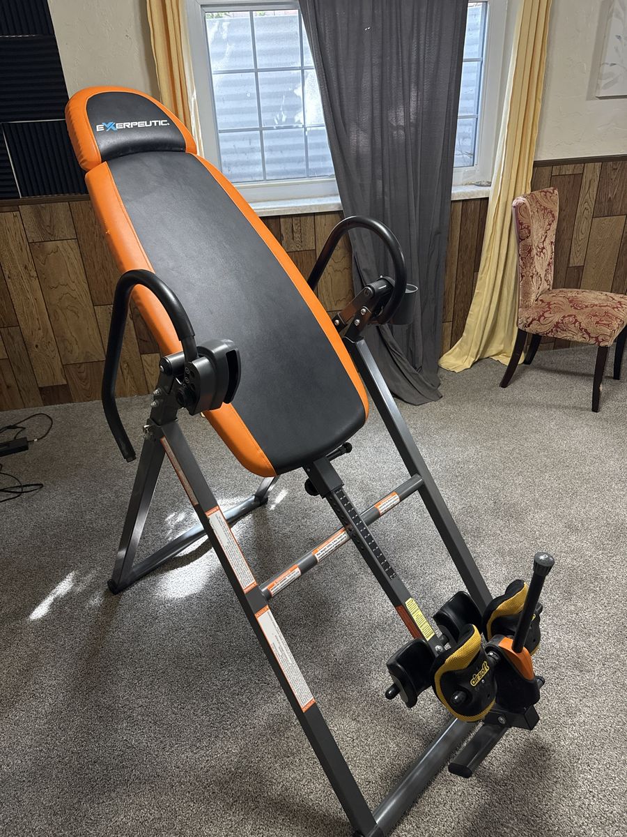 Exerpeutic AirSoft Inversion Table with Adjustable Height and Padding