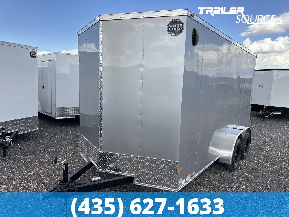 7x14 Wells Cargo Fast Trac Deluxe Enclosed Cargo Trailer - 7'0" Interior - 7K GVWR