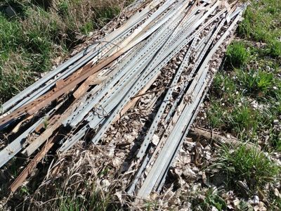 10' galvanized T posts