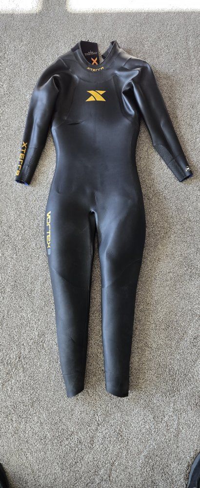 XTERRA Vortex Fullsleeve Triathlon Wetsuit - Men's Black/Blue Size Large (L)