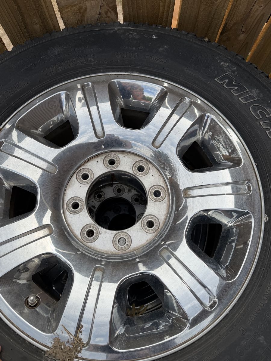 Michelin 20" Rims & Tires (8-170 Bolt Pattern) from 2012 Ford F-350