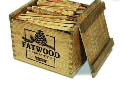 FatWood FireStarter Wood 12lbs Each Box