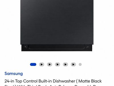 NEW! Samsung 24-in Top Control Built-in Dishwasher