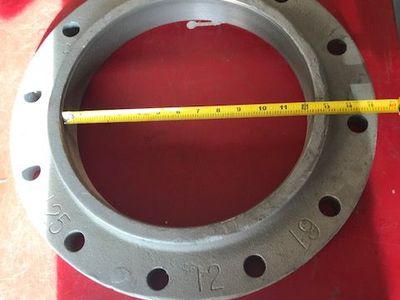 12 inch Galvanized threaded flange