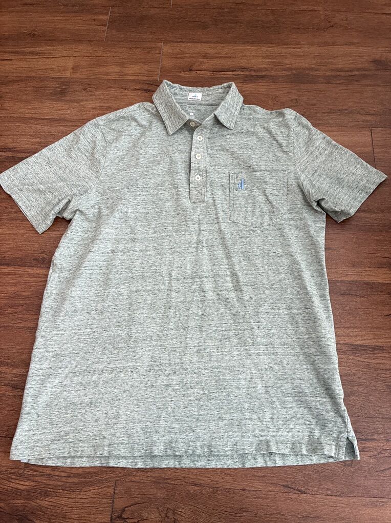 Johnny-O Mens Large Golf Shirt Heathered Polo 2.0