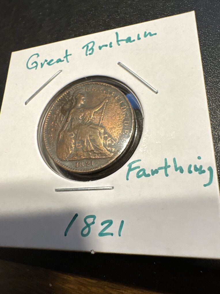 Great Britain Farthings 1821, 1822 & 1825