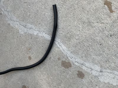 Black Corrugated Wire Loom Tubing - Electrical Cable Conduit