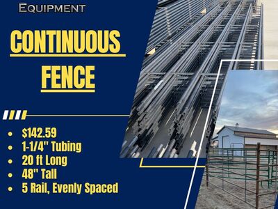 Continuous Fence 1-1/4"x48"x5 Rail
