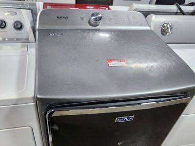 Maytag Front Load Gas Dryer in Metallic Gray