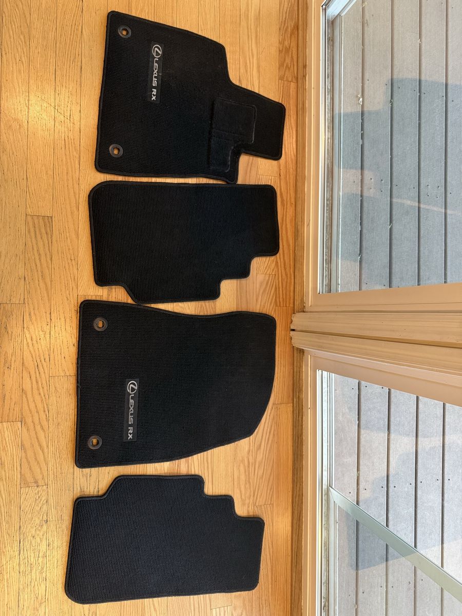 Lexus RX Black Carpet Floor Mats - Set of 4