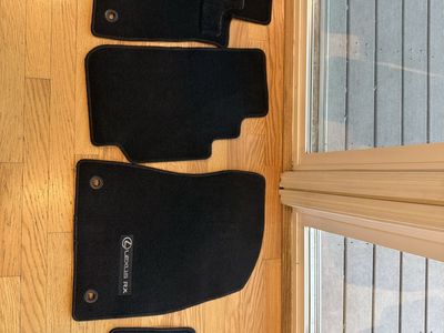 Lexus RX Black Carpet Floor Mats - Set of 4