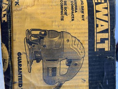 DeWalt DW317K Compact Jig Saw Kit - Corded Electric Power Tool