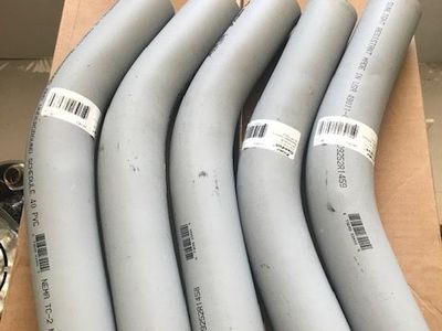 Qty-5 PVC conduit 2-1/2 inch 45 deg elbows