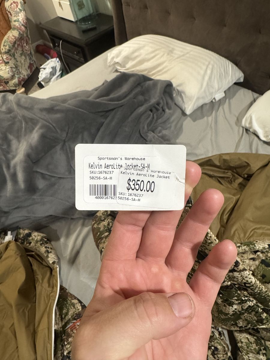 Sitka Kelvin Aerolite Jacket Optifade Subalpine Men's, Size XXL, New with Tags