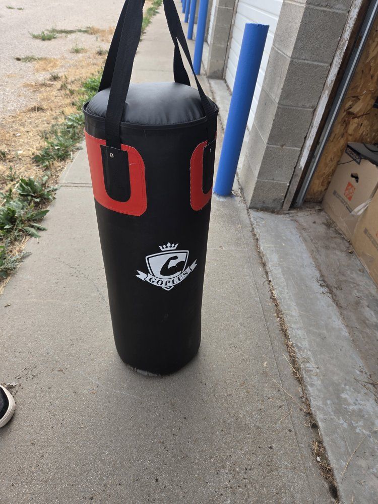 Goplus Heavy Punching Bag Black & Red