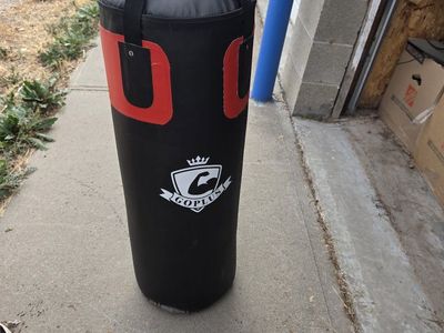 Goplus Heavy Punching Bag Black & Red