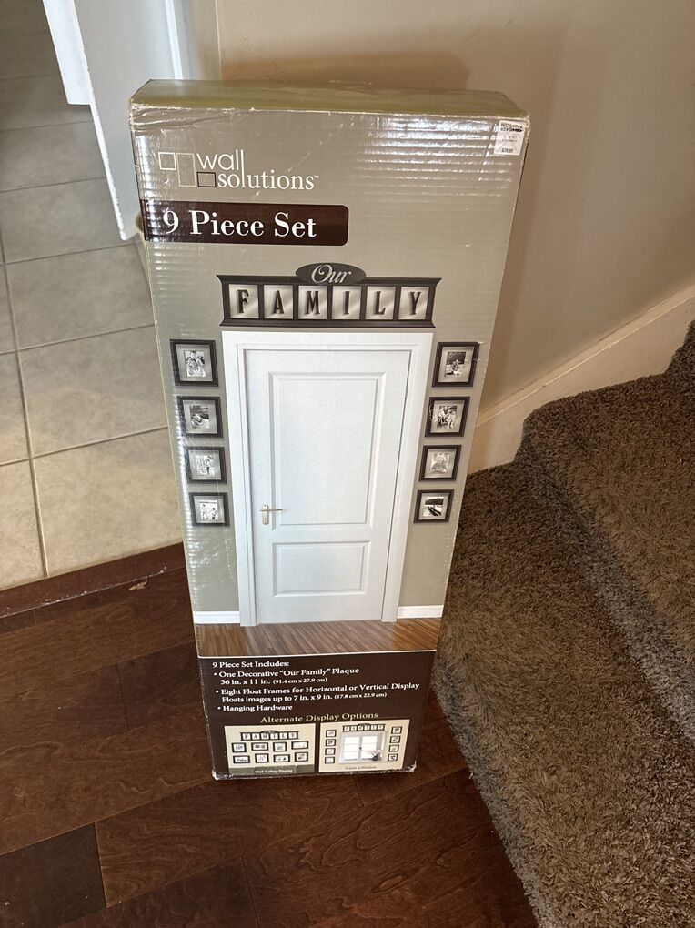 Our Family 9 Frame Wall Display