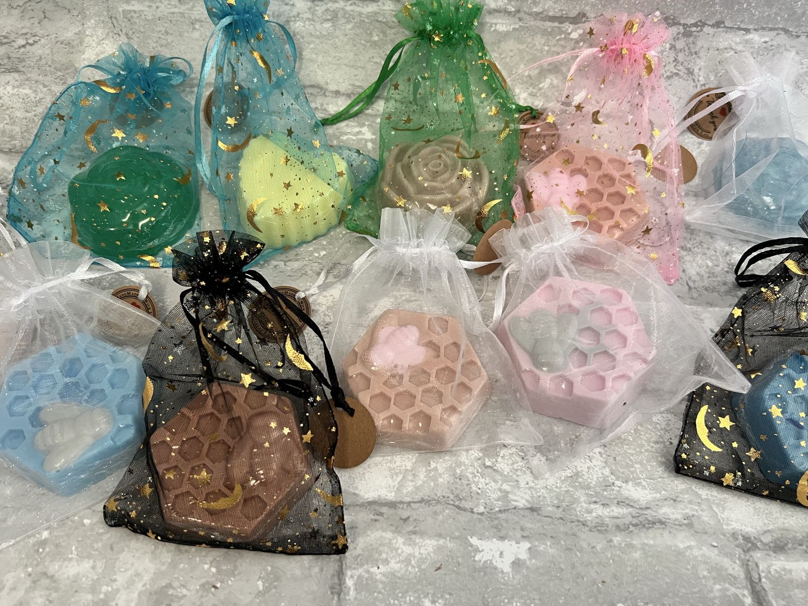 Handmade Soap bars (colorful & Gift ready)