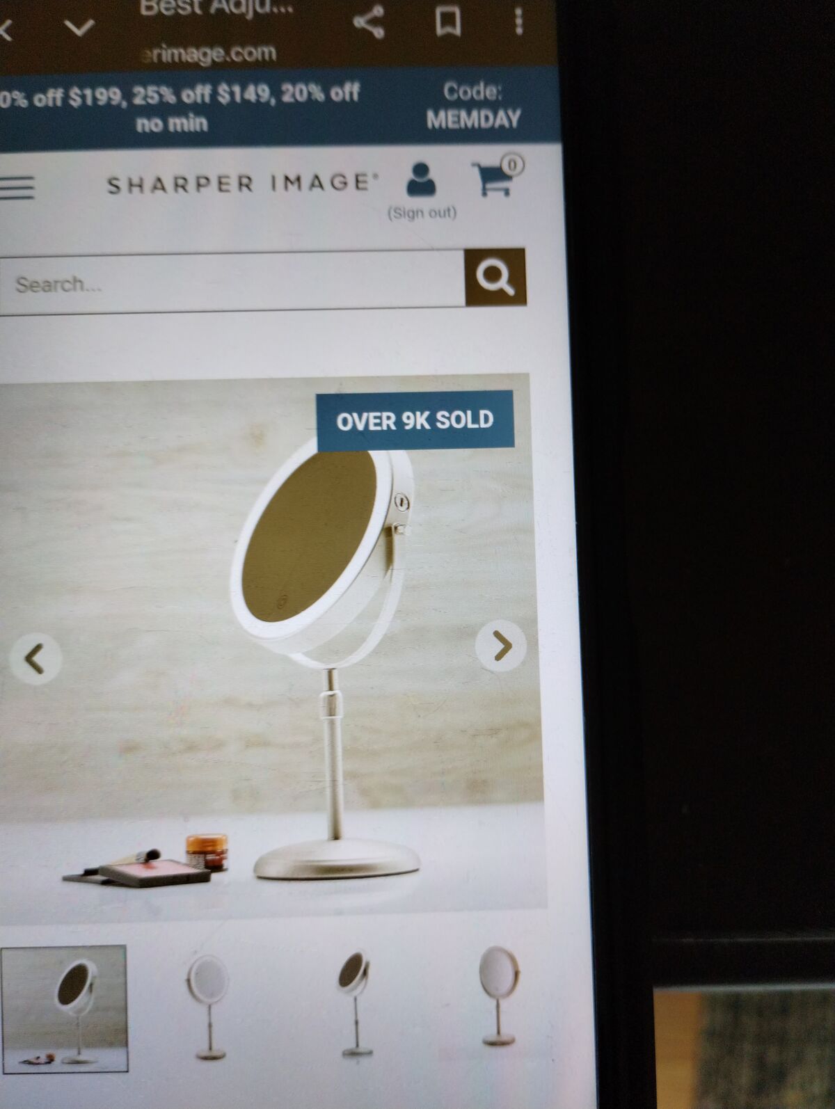 vannity mirror led first 60 $