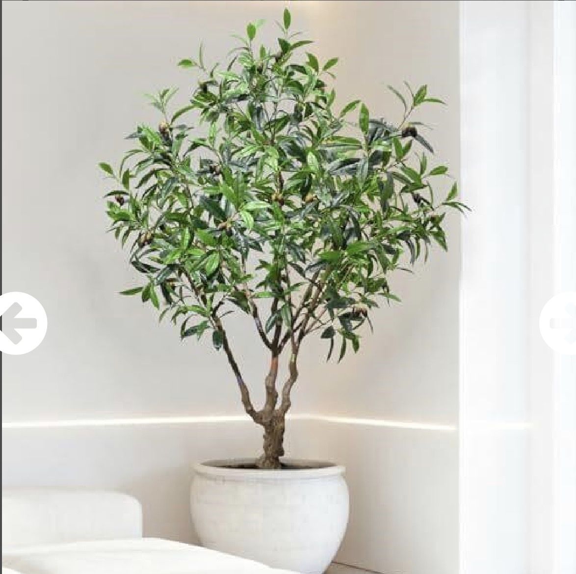 New. 6’ Artificial Olive Tree Home Decor Faux Plant